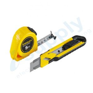 Stanley Stanley 5m Tape Measure 18mm Snap Off Blade Knife ComboPack STHT74253-8