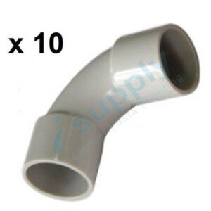 10 x 20mm 90 degree Elbow Bend Electrical Conduit