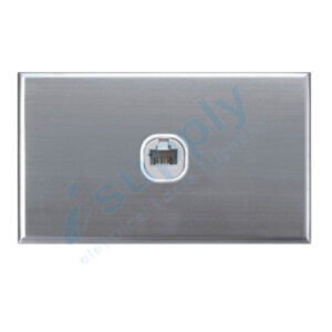 DEXTON HDMI Outlet Point Socket Slim Stainless Steel Cover DXWS/HDMI/SC
