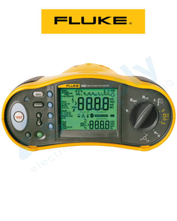 Fluke ELECTRICAL INSTALLATION TESTER W/AUTOTEST & INTERFACE FLU1653B - Image 2