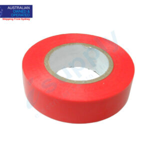 Home Electrical Insulation PVC Tape RED 19mm x 20M Single or Bulk Pack