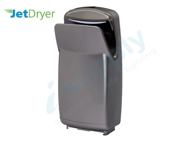 Jet Dryer Executive Commercial Bathroom Jet Hand Dryer In Silver JDEXEC2-S