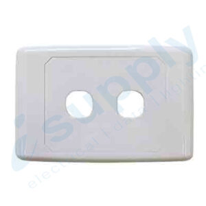 MATCHMASTER 2 Way Outlet Plate Including 1 Blank Insert 05MM-WP52