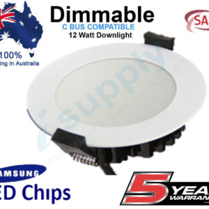 NLS 12WATT SAMSUNG LED DOWN LIGHT KIT DIMMABLE WARM 3000K