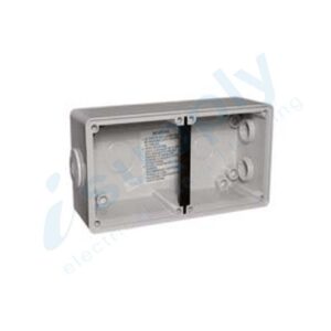 PULSET 2 Way/Gang Deep Mounting Enclosure (IP/G2E)