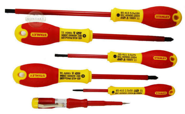 Stanley STA065441 Fatmax Insulated Scewdriver Set 6 Piece Phillips 0-65-441 - Image 3