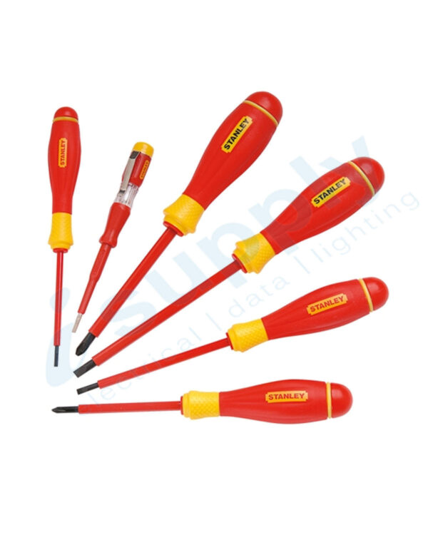 Stanley STA065441 Fatmax Insulated Scewdriver Set 6 Piece Phillips 0-65-441
