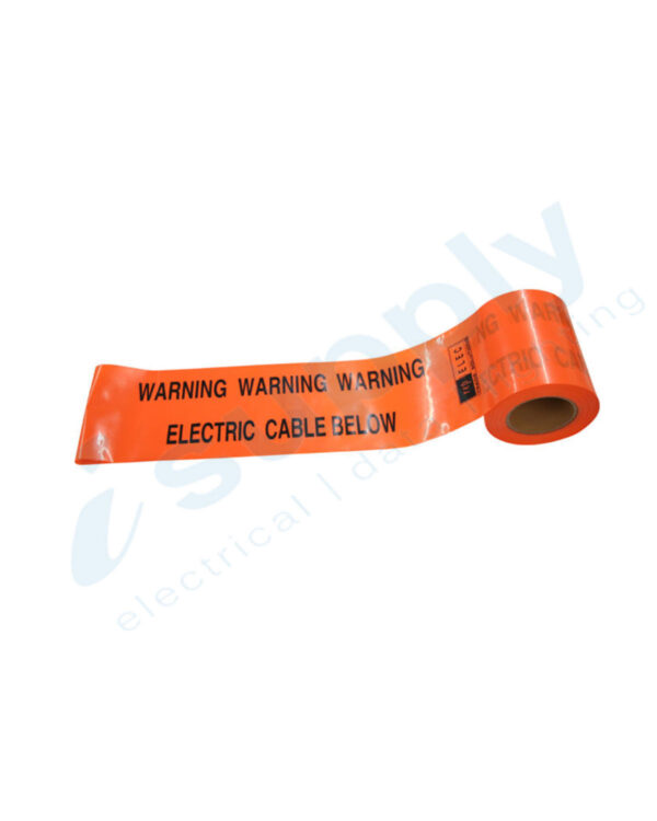 UNDERGROUND WARNING TAPE – SAFETY – ORANGE 100 metres - Image 3
