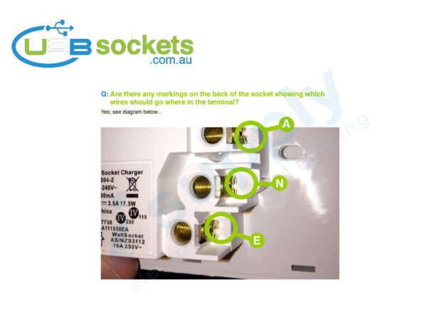 USB Double Power Point Plug Socket Switch Wall Power Australian - Image 7