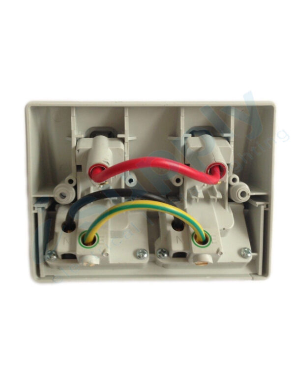 NLS Weatherproof Double Power Point 15 AMP Outlet Socket - Image 3