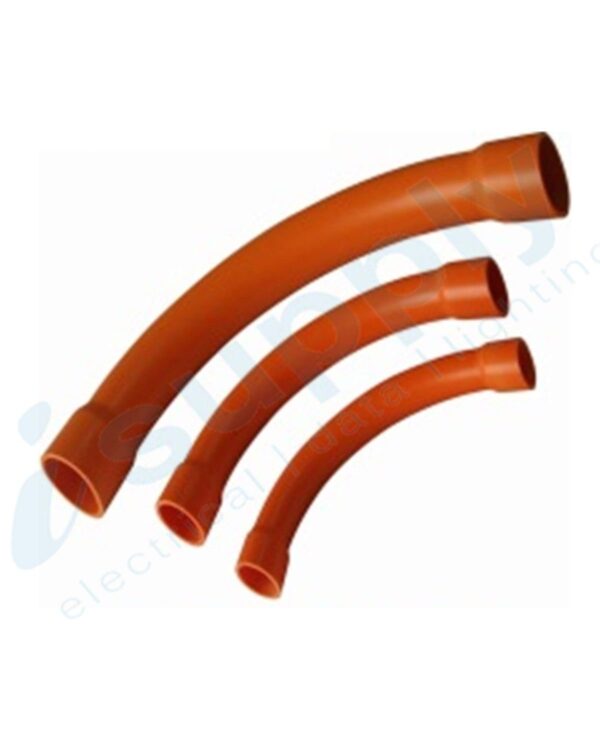 150mm Heavy Duty Orange Sweep Bend 90°