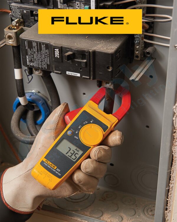 Fluke CLAMP METER 400A AC, 600V TRMS RESISTANCE FLU323
