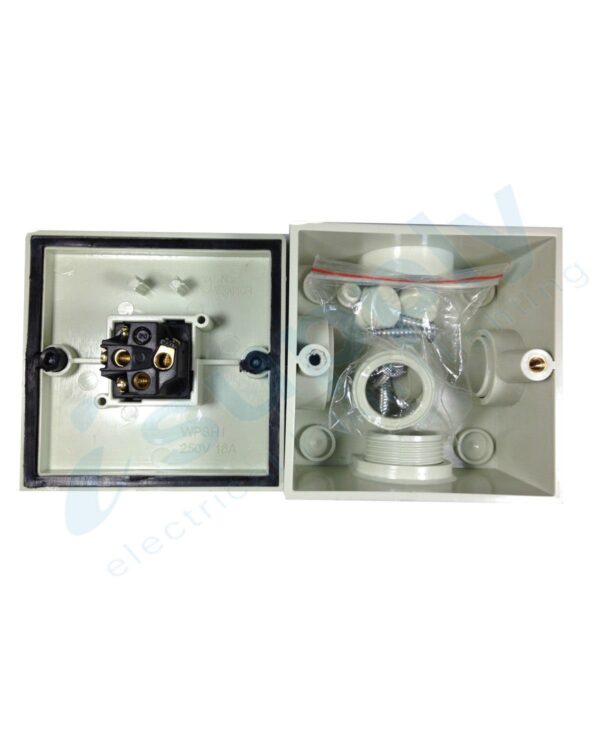 DEXTON Weatherproof Single Switch One Gang Weather Proof DXWPSH1 - Image 2