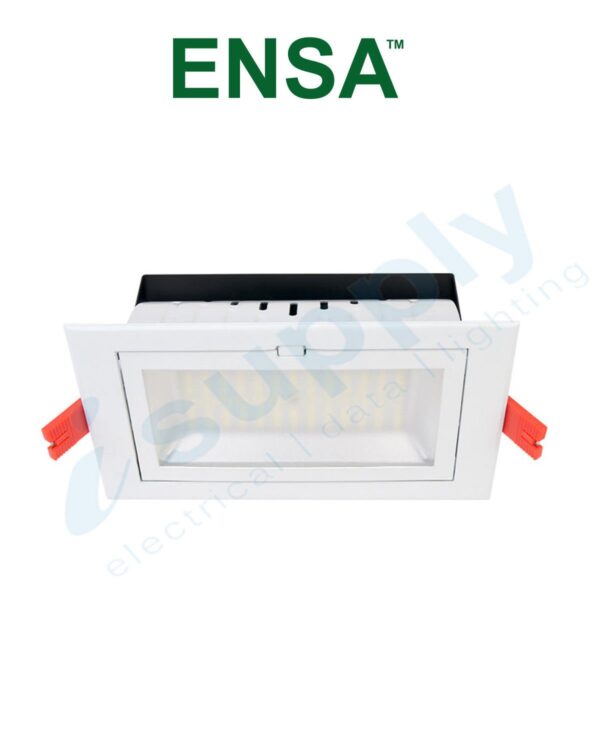 ENSA 48W Premium Rectangular Adjustable LED Downlight (3000K) LEDDL48W3KS - Image 2