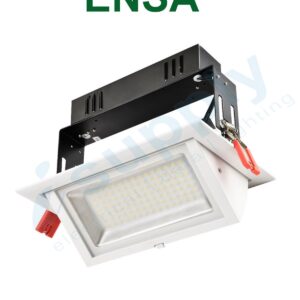 ENSA 48W Premium Rectangular Adjustable LED Downlight (3000K) LEDDL48W3KS