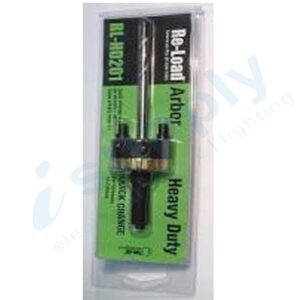 RELOAD ARBOR, QUICK CHANGE, HVY DUTY SUITS HOLESAWS 14-200mm RLHD201