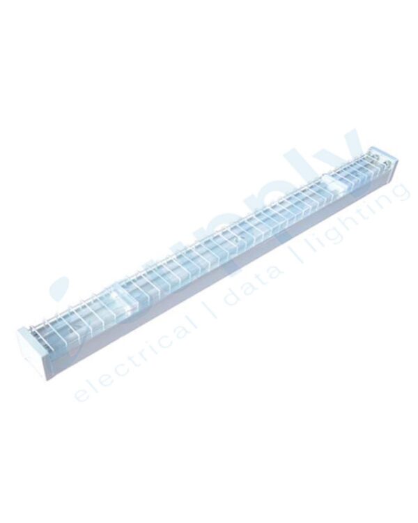 1 x 10W LED Batten with Wire Guard 2ft T8 - Image 2