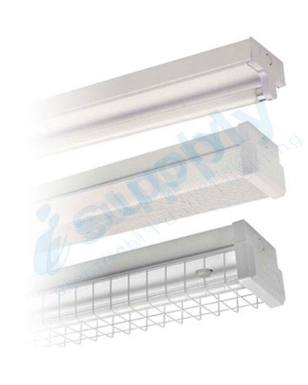 1 x 18W LED Batten with Wire Guard Single 4ft T8 - Image 3