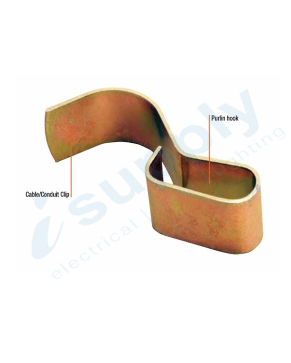 100 x 16MM TO 20MM ELECTRIC CONDUIT SADDLE SPRING CLIP ELECTRICAL - Image 3