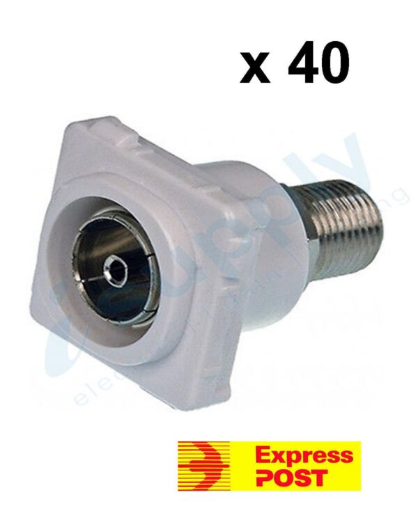 40 X CLIPSAL Compatible Outlet Mech Insert Mechanism TV Antenna TVC EXPRESS POST