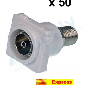 50 X CLIPSAL Compatible Outlet Mech Insert Mechanism TV Antenna TVC EXPRESS POST