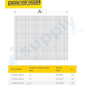 FANTECHTRADE 200mm flywire mesh – BULK, PURCHASE IN QTY OF 15 FANFLYWIRE200BULK
