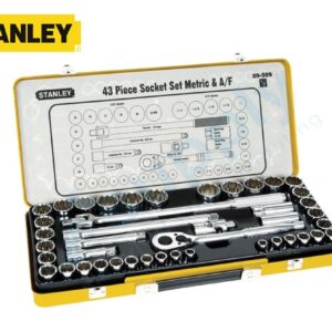 STANLEY 43 PIECE 1/2" COMBO SOCKET SET 89.509 89-509