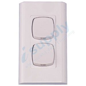 TRANSCO Two Gang Light Switch Large Dolly S2LV
