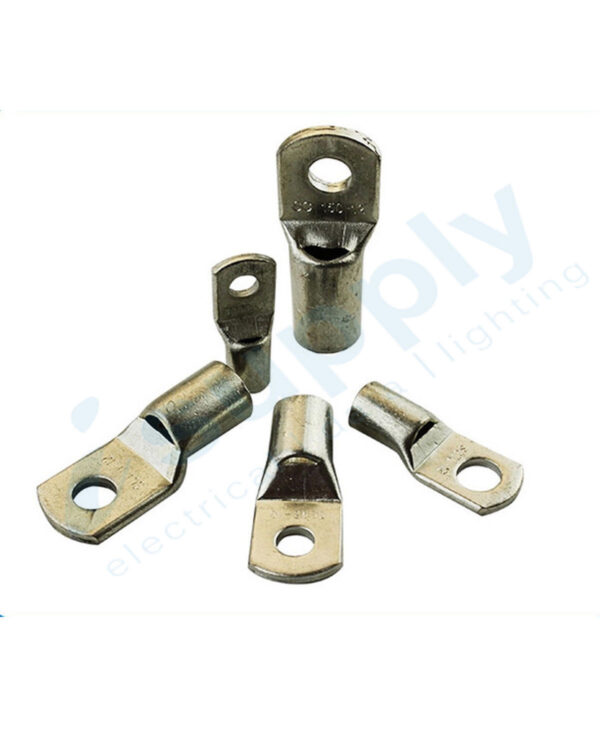 10 x CABLE LUGS 16mm2 x 10mm STUD HOLE TINNED COPPER