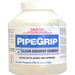 250mL CLEAR PVC Conduit Glue Solvent Cement