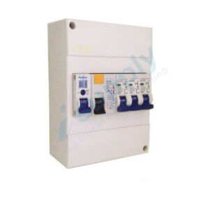 COMPLETE 6 pole Garage Surface Loaded Combination Switchboard Enclosure Circuit Breaker