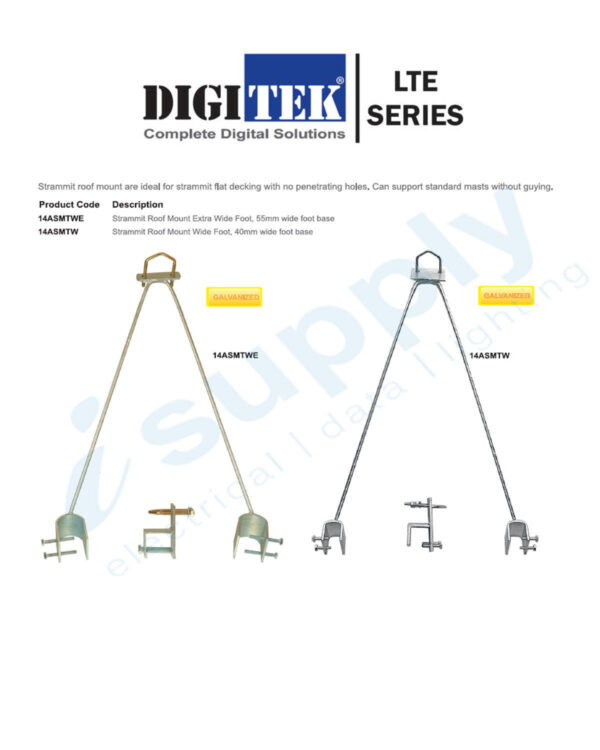 Digitek Strammit Roof Mount ExtraWide Foot 14ASMTWE - Image 2