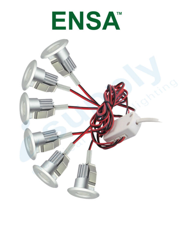 ENSA 6 Round 3W LED Dimmable Cabinet Lights (6000K) LDL-BA3-FC1 - Image 2
