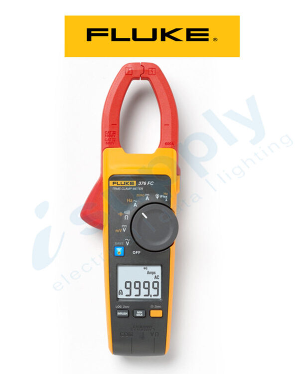 Fluke CLAMP METER 1000A AC/DC 1000V iFLEX TRMS INRUSH OHMS FC FLU376FC