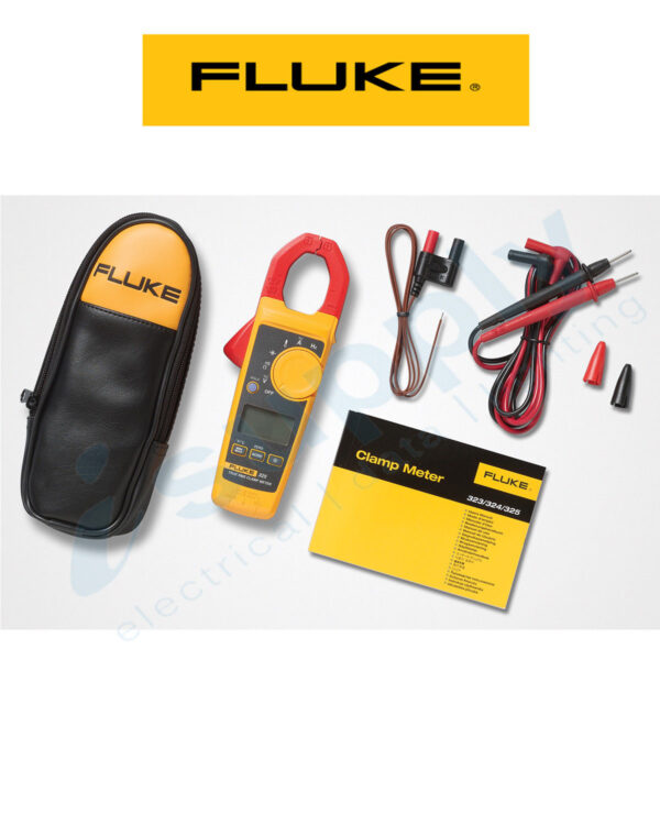 Fluke CLAMP METER 400A AC/DC, 600V TRMS FREQ. W/TEMP, MIN/MAX FLU325 - Image 2