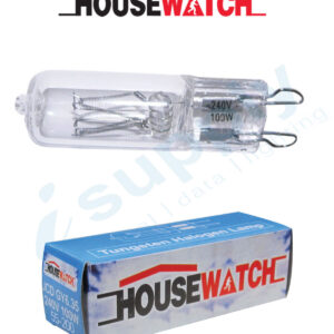 HOUSEWATCH ENERGY SAVING HALOGEN LAMP G9, Class C, 28W, 370 LM, 2700K 55-253