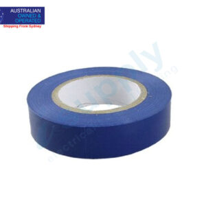 Home Electrical Insulation PVC Tape Blue 19mm x 20M Single or Bulk Pack
