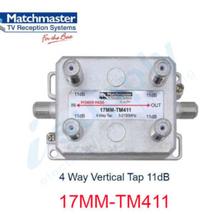 MATCHMASTER 4 Way Vertical Tap 11dB  17MM-TM411