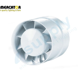 Mercator Inline Exhaust Fan | 150mm | Bathroom BWE263WH