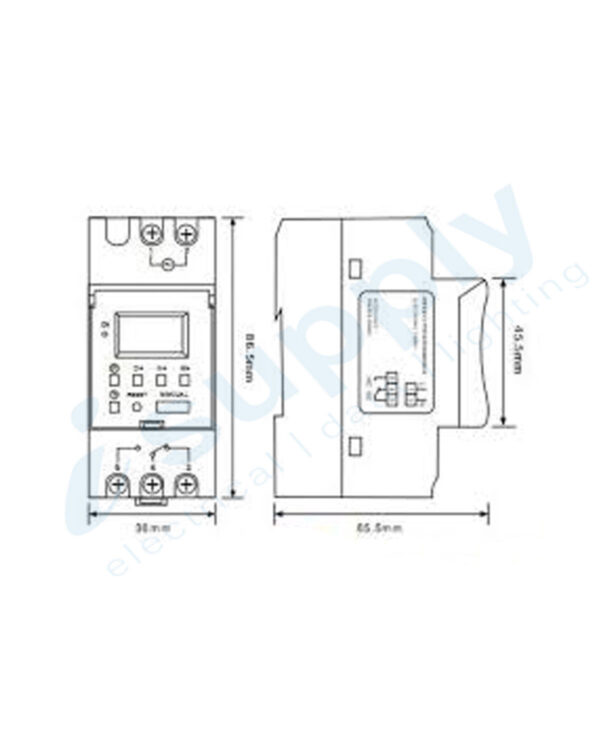 PULSET 7 Day Digital Programmable Time Clock Din rail timer 15a - Image 5