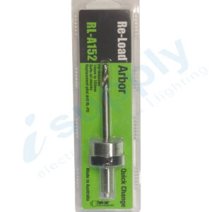 RELOAD ARBOR, QUICK CHANGE SUITS HOLESAWS 14-102mm RLA152