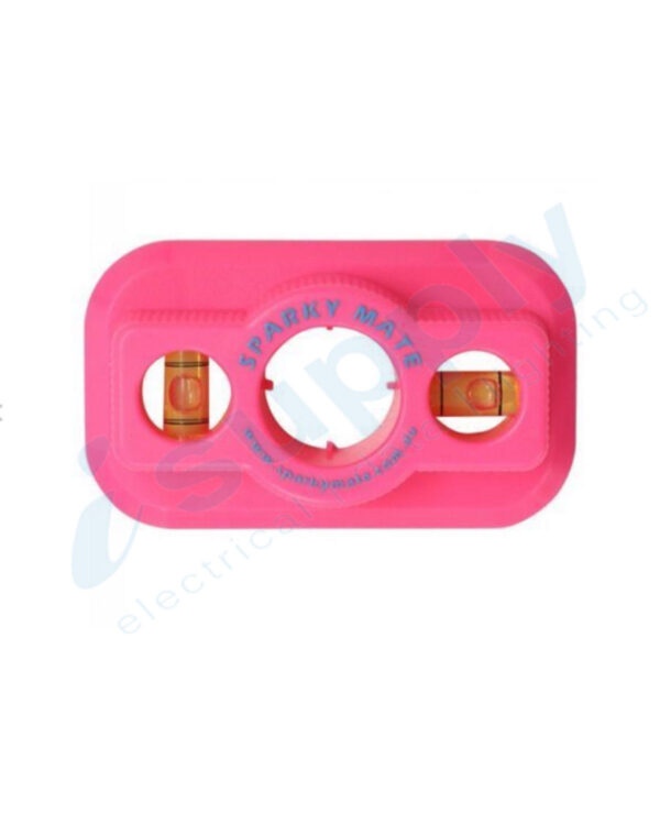 Sparky Mate Standard Series Plate Spirit Level Stencil Jig Pink - Image 2