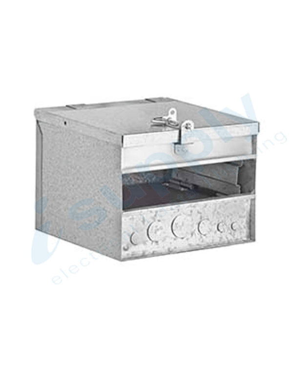 Temporary Meter Boxes- 300mm x 300mm x 250mm (12”x12”x10”) – Switchboard Metal