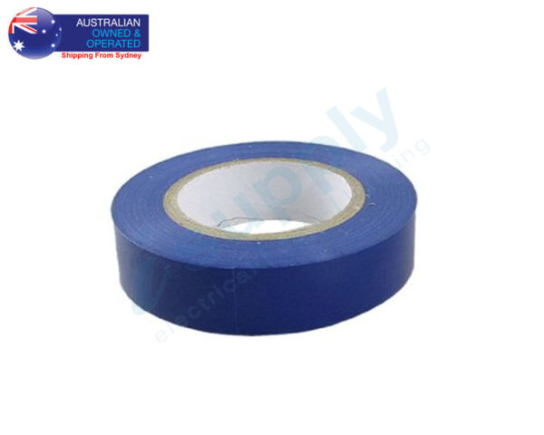 Home Electrical Insulation PVC Tape Blue 19mm x 20M Single or Bulk Pack - Image 3
